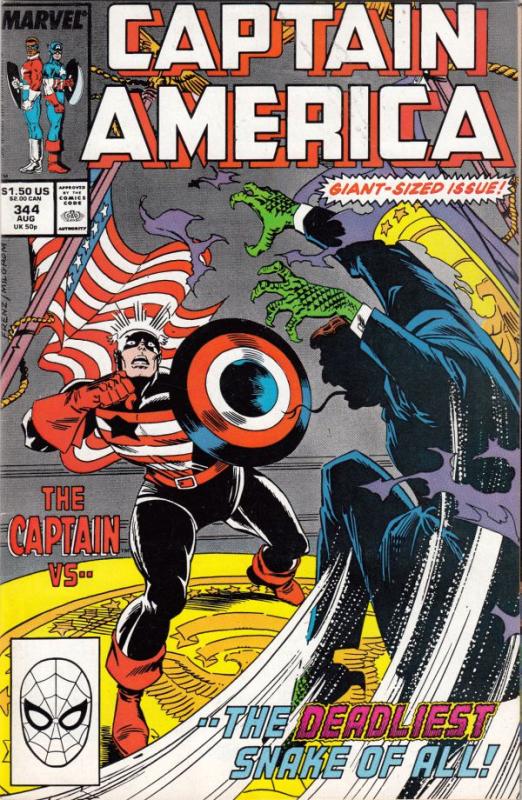 Captain America #344 (Aug-88) NM- High-Grade Captain America