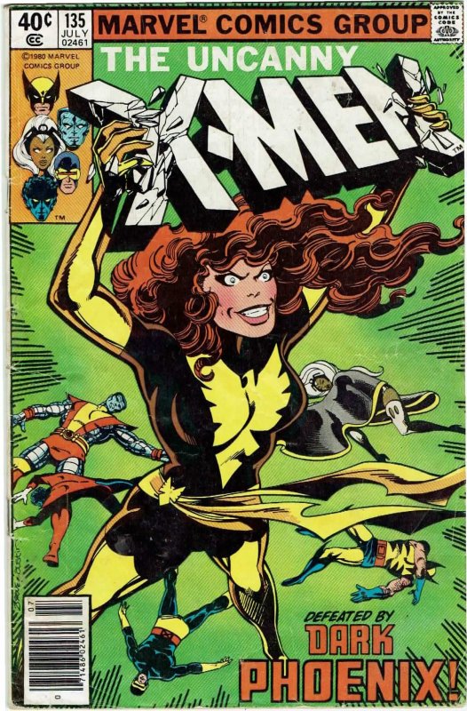 Uncanny X-Men #135 Chris Claremont John Byrne Dark Phoenix Newsstand FN