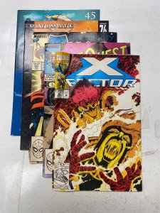 5 MARVEL comic books Wolverine Ultimate X-Men Thor ElfQuest X-Factor 61 KM38