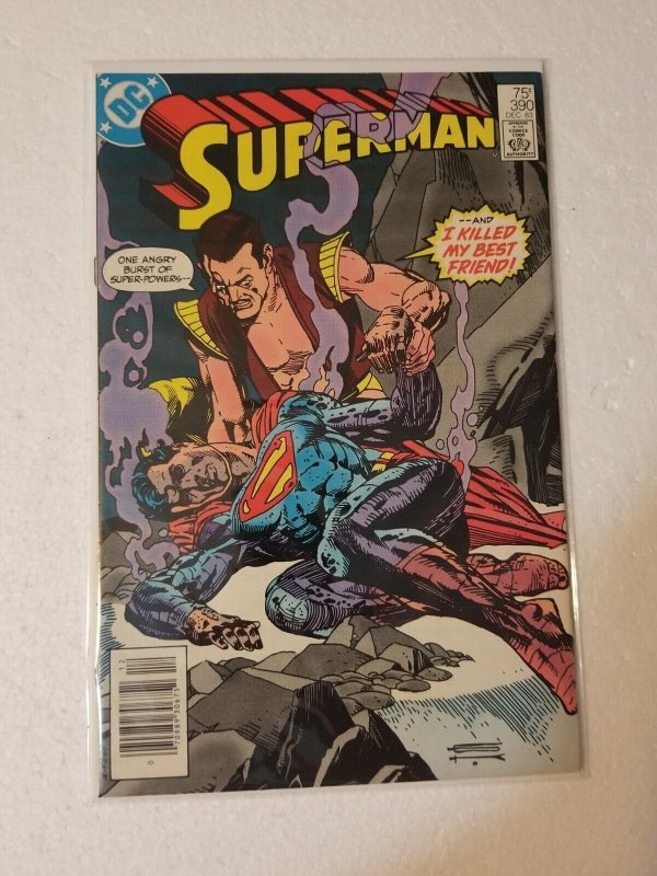 SUPERMAN #390 NM DC COMICS 1983 BRONZE AGE NEWSSTAND