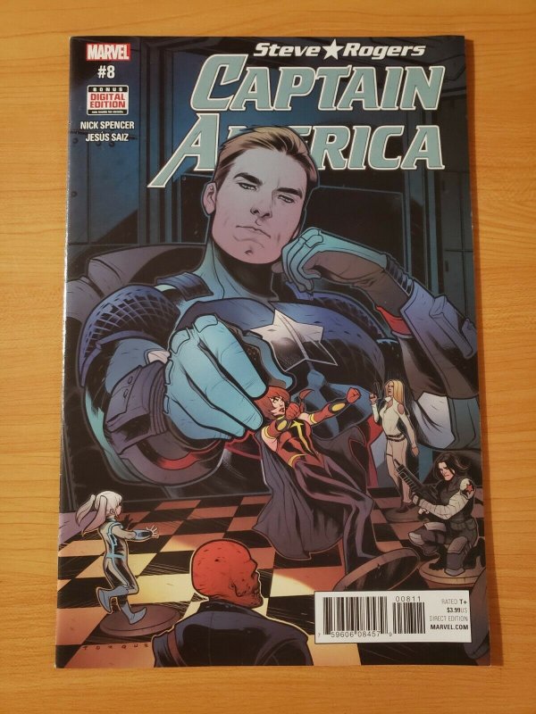 Steve Rogers Captain America #8 ~ NEAR MINT NM ~ 2017 Marvel Comics