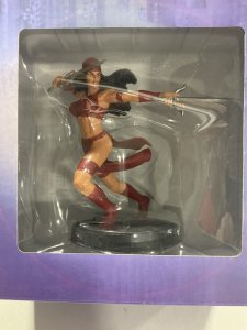 Elektra Fact File Marvel 5” Statue In Box Statue Is Mint Marvel 