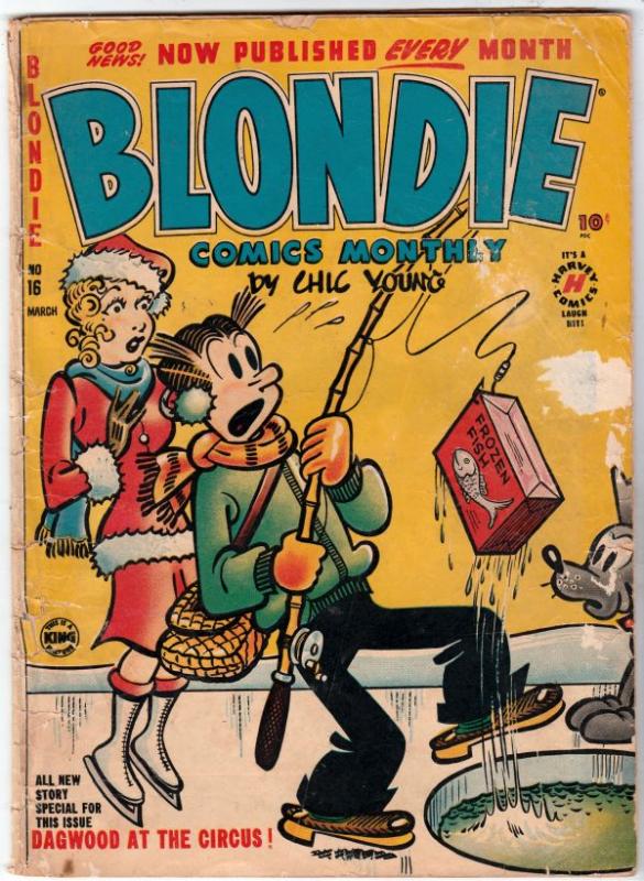 Blondie #16 (Mar-50) GD Affordable-Grade Blondie and Dagwood Bumstead