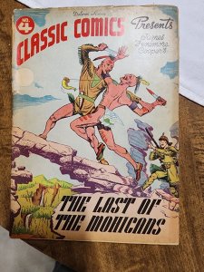 Classic Illustrated No 4 The Last of the Mohicans HRN 12  1946 Very Rare!