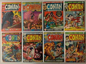 Conan the Barbarian comics lot #18-65 34 diff avg 5.0 (1972-76)