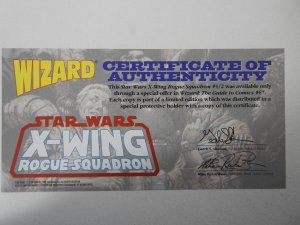 Star Wars: X-Wing Rogue Squadron #½ (1997) W/ COA NM- Condition