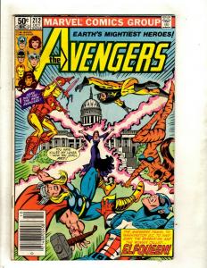 Lot Of 8 Avengers Marvel Comic Books # 173 184 191 202 212 227 (2) 258 Thor RM1