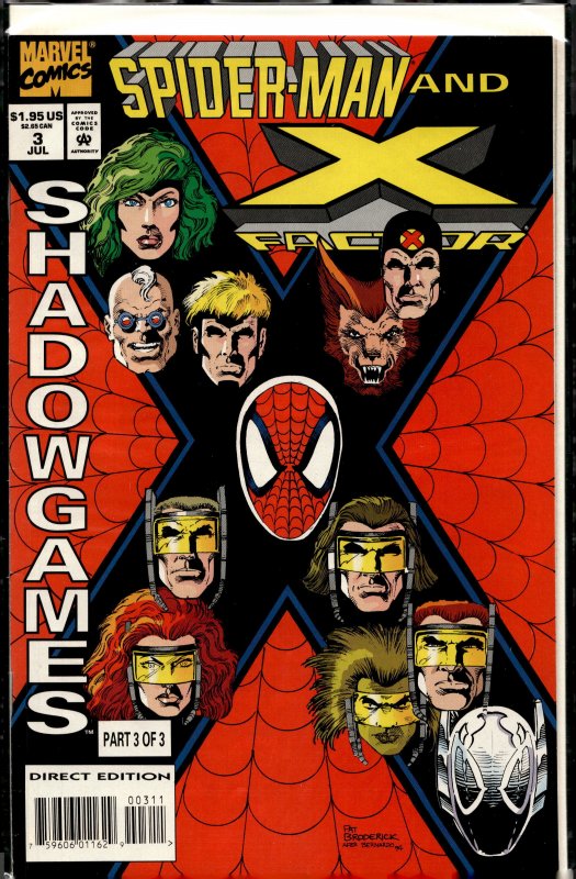 Spider-Man and X-Factor: Shadowgames #3 (1994) X-Factor