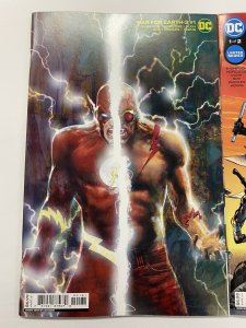 War for Earth 3 #1 CVR A + C 1:25 Sharp VF+ SET OF 2 DC Comics IN-HAND SHIPS NOW