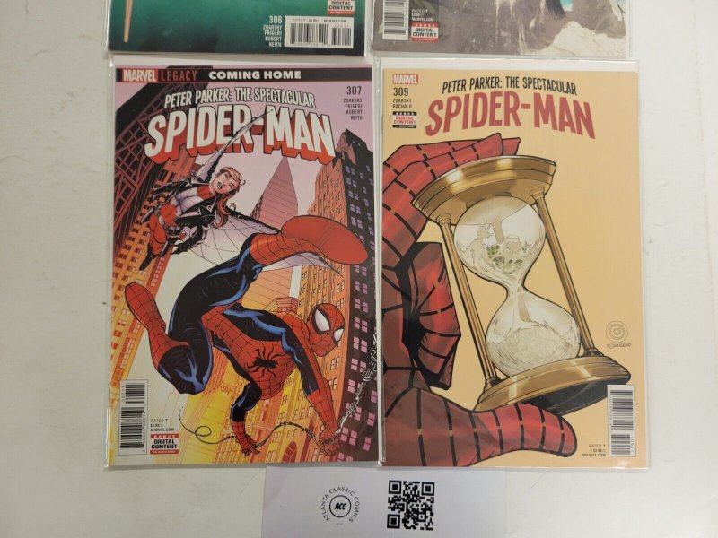 4 Spectacular Spider-Man Marvel Comic Books #306 307 308 309 26 TJ43