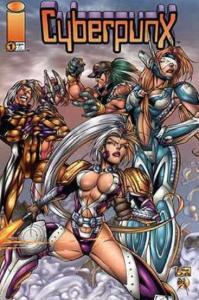 CYBERPUNX (1996 IM) 1  (ALL 4 COVERS:  PLATT, LIEFELD+