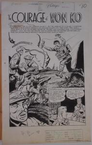 VERNON GREENE original art, THIS IS WAR #8,pgs 10 11 12 13 14 15,Golden Age,1953