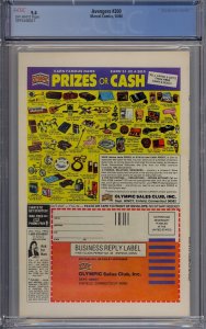 AVENGERS #200 CGC 9.4 MS MARVEL LEAVES AVENGERS