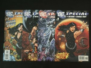 DC SPECIAL: THE RETURN OF DONNA TROY #1, 2, 3, 4 VFNM Condition