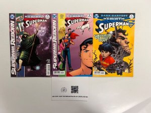 3 Superman DC Comic Books # 17 18 19 Flash Batman Wonder Woman Robin 82 JS41