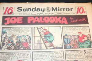 1949 Sunday Mirror Weekly Comic Section September 4th (VG+) Superman Marilyn