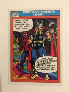 SPIDER-MAN PRESENTS THOR #154 card : 1990 Marvel Universe Series 1, NM/M