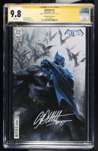 BATMAN #1  & DETECTIVE COMICS #1101 SET SIGNED GABRIELE DELL'OTTO CGC SS 9.8 NM