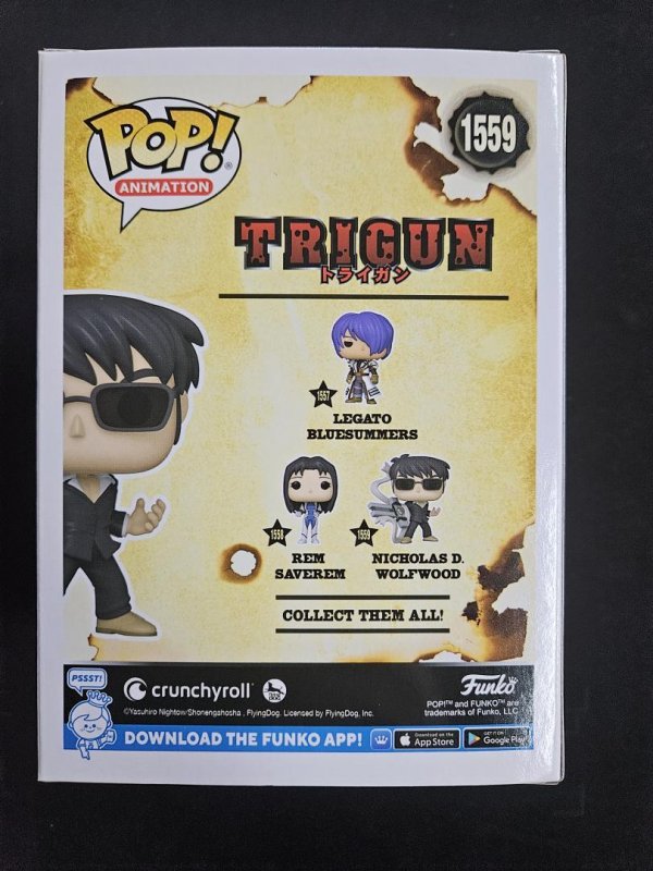 Funko Pop! Nicholas D. Wolfwood #1559, Trigun