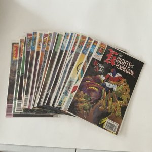 Knights Of Pendragon Brands And Ashes 1-18 Lot Run Set Near Mint Nm Marvel UK