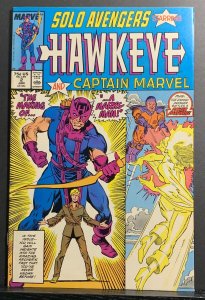 Solo Avengers #2 (1988) Hawkeye & Captain Marvel