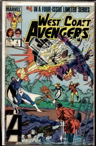 West Coast Avengers #4 (1984) West Coast Avengers / Avengers West Coast
