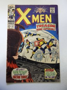 The X-Men #37 (1967) VG Condition ink, moisture stain bc