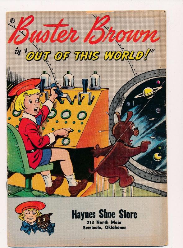 Lot of 3 BUSTER BROWN, Brown Shoe store Comics 1950's ~ (HX455)