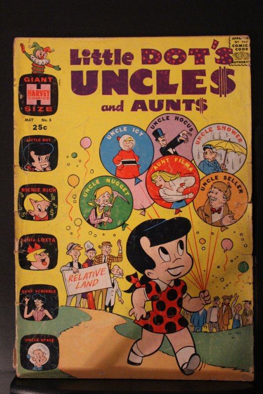 Little Dot's Uncles and Aunts #5 (1963) Affordable-Grade VG+ Wow!