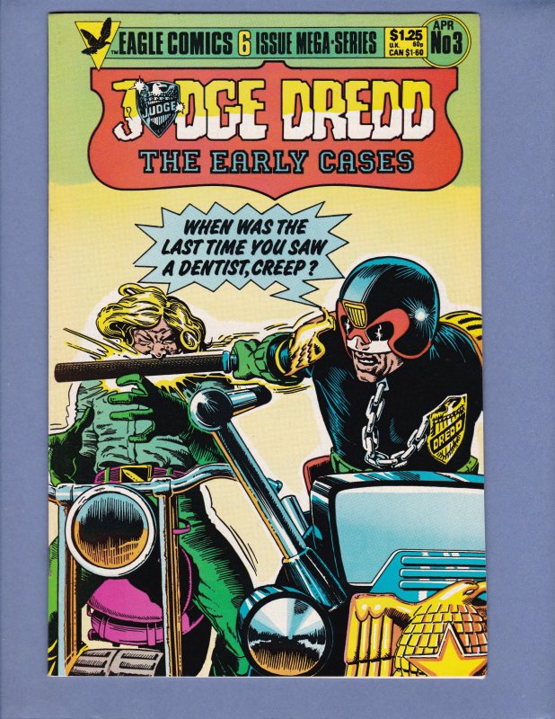 Judge Dredd The Early Cases #3 NM-/NM Eagle Comics 1986