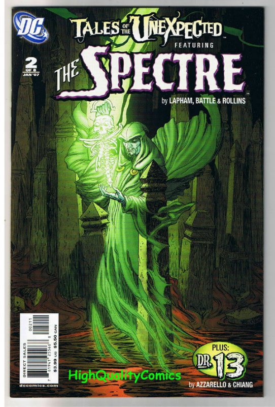 Tales of the UNEXPECTED #2, NM+, Spectre, Dr 13, Lapham, more in store