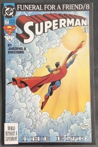 Superman #77 (1993, DC) Funeral for a Friend Part 8. NM+