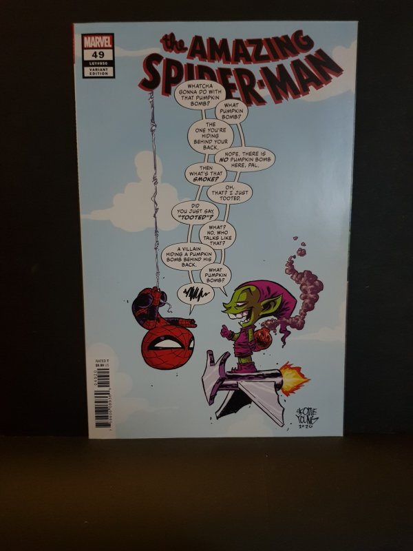 Amazing Spiderman #49 Scottie Young variant