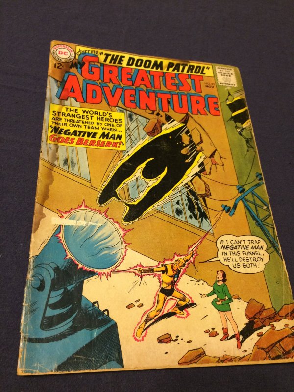 My Greatest Adventure #83 (1963) GD Doom Patrol vs. Negative Man READ Descript.