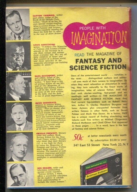 Magazine of Fantasy & Science Fiction 2/1966-Mercury-Isaac Asimov-Judith Merr...