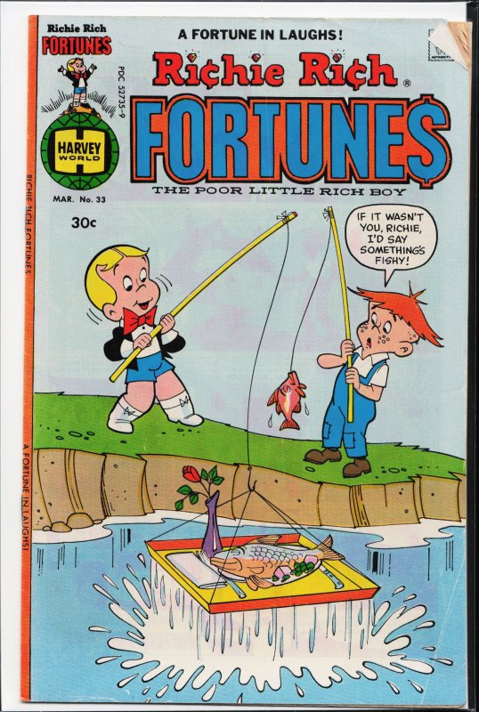 Richie Rich Fortunes #33 (1977) Richie Rich