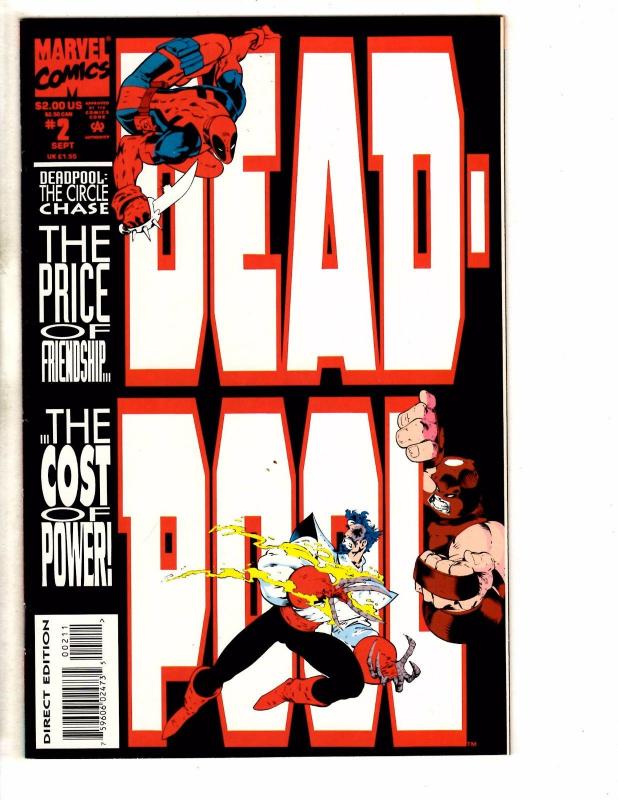 Deadpool A Circle Chase Complete Marvel Comics LTD Series # 1 2 3 4 NM 1stP J264