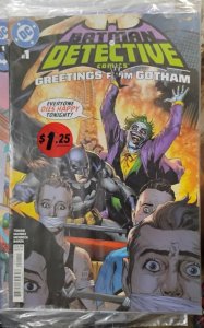 DETECTIVE COMICS GREETINGS FROM GOTHAM # 1 2025 DOLLAR TREE VARIANT POLYBAGGED