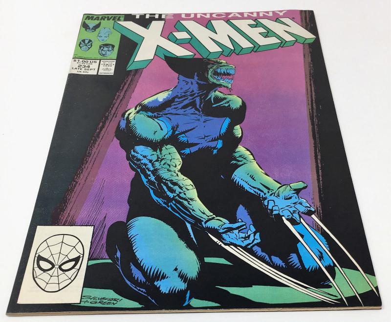 Uncanny X-Men 234 - 1st App of Goblin Queen - Death of Brood Mutants - 1st print