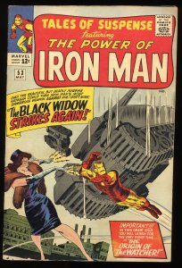 Tales Of Suspense #53 FN+ 6.5 2nd Appearance Black Widow!