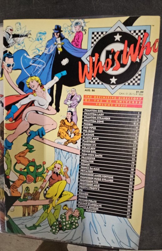 Who's Who: The Definitive Directory of the DC Universe #18 (1986)