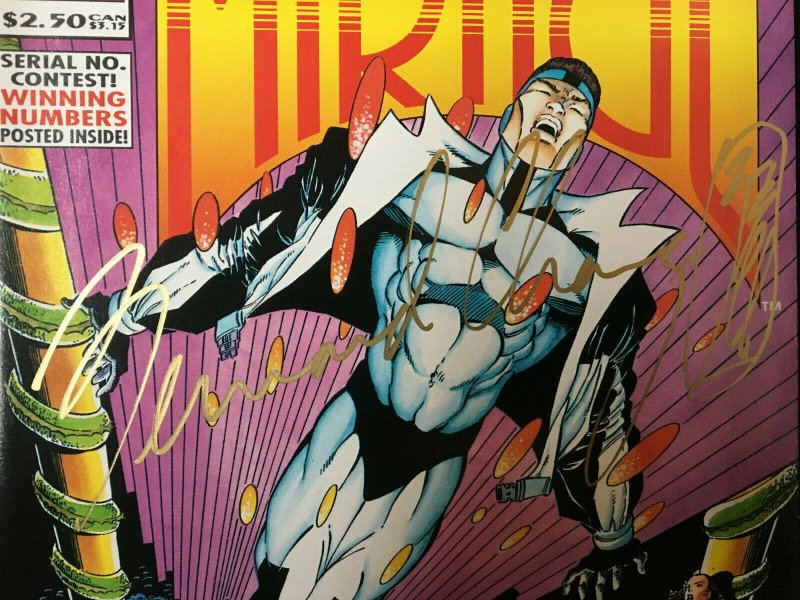 THE SECOND LIFE OF DOCTOR MIRAGE#1 SIGNED BY BERNARD CHANG VALIANT COMICS