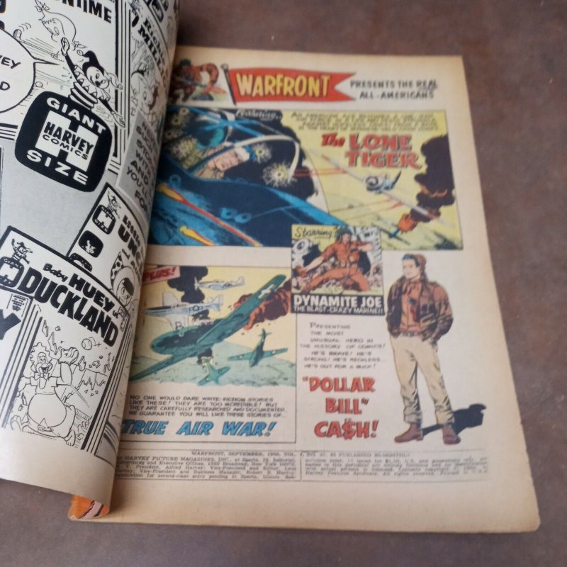 Warfront #37 September 1966 Silver Age Wally Wood Art Dynamite Joe harvey comics