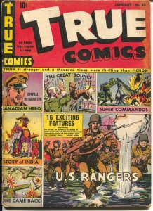 True #20 1942-Parents-US Rangers-Super Commandos-WWII era issue-VG
