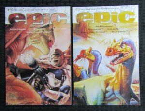 1992 EPIC ANTHOLOGY Book 3 & 4 FN+/FVF Epic Comics SC