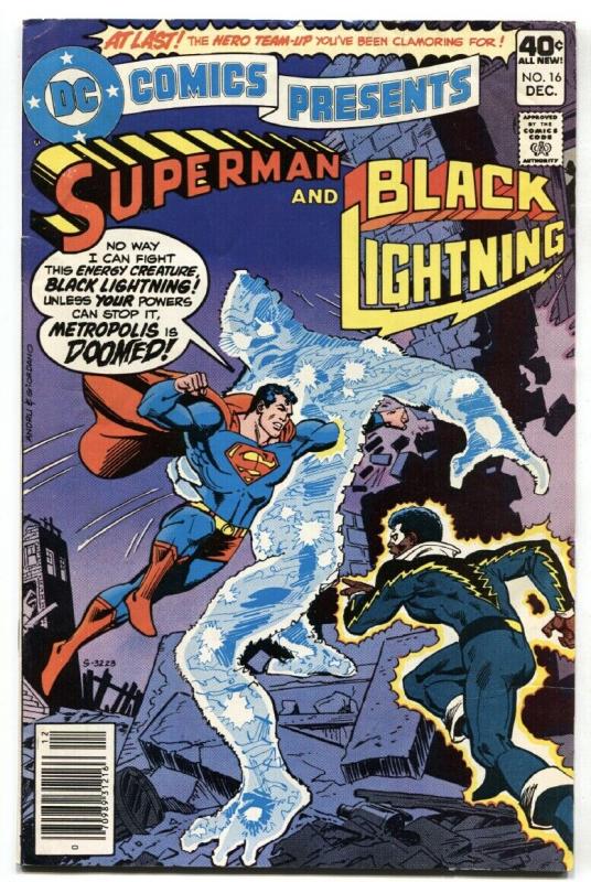 DC Comics Presents #16-1979- Black Lightning and Superman DC