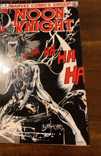 Moon Knight #8 (1981)Bill sienkiewicz cover and interior art