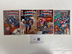 4 Captain America Marvel Comic Books # 5 6 7 8 Defenders Thor Hulk 14 JS62