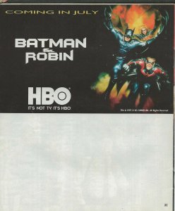 ORIGINAL Vintage June 1998 HBO Guide Magazine Elton John Billy Joel Batman Robin