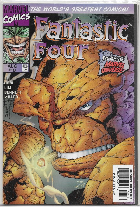 Fantastic Four (vol. 2, 1997) #10 VF (Heroes Reborn) Lee/Choi/Lim, Inhumans